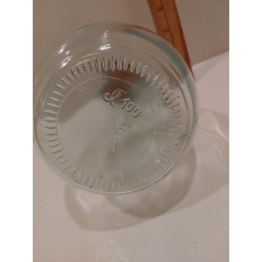 Vintage Green Glass One Handled Craft Glass Corked - Picture 3 of 9
